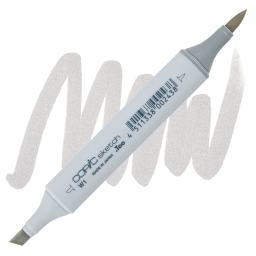 Copic Sketch Marker - Warm Gray W1 marker and swatch