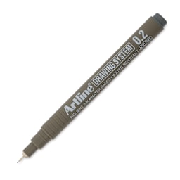 Artline Drawing Pen - Grey, 0.2 mm Tip