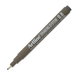 Artline Drawing Pen - Grey, 0.8 mm Tip