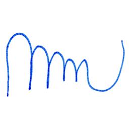 Artline Drawing Pen - Blue, 0.5 mm Tip swatch