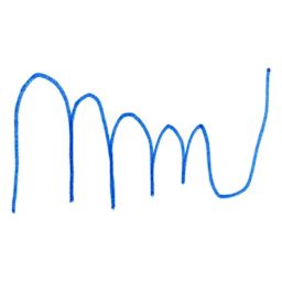 Artline Drawing Pen - Blue, 0.6 mm Tip swatch
