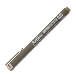 Artline Drawing Pen - Pale Brown, 0.05 mm Tip, capped
