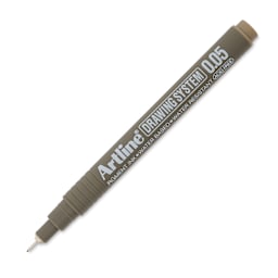 Artline Drawing Pen - Pale Brown, 0.05 mm Tip
