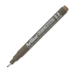 Artline Drawing Pen - Pale Brown, 0.8 mm Tip