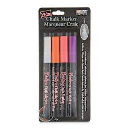Marvy Uchida Bistro Chalk Marker - Set of 4, Set B, 3 mm