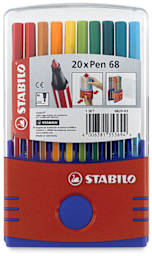 Stabilo Pen 68 Pen Sets - Front of package of Color Parade Set of 20