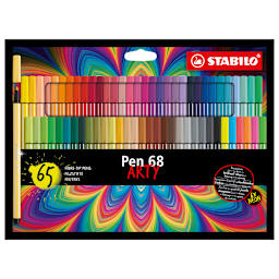 Stabilo Pen 68 Set - Set of 65, Arty Colors
