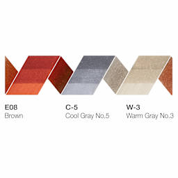 Copic Ciao Double Ended Markers - Layer & Mix Set of 3, Architect Palette, color swatches