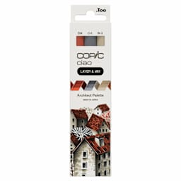 Copic Ciao Double Ended Markers - Layer & Mix Set of 3, Architect Palette