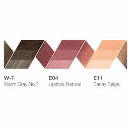 Copic Ciao Double Ended Markers - Layer & Mix Set of 3, Warm Palette, color swatches
