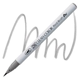 Kuretake Zig Clean Color Real Brush Pen - Cool Gray 3 pen and swatch