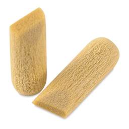 Montana Black Paint Replacement Nibs - 2 Chisel nibs shown one standing, one at angle