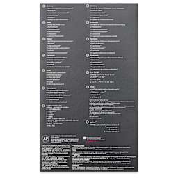 Rotring Isograph Technical Pens - 0.2 mm, 0.3 mm, 0.5 mm, Set of 3, back of the packaging