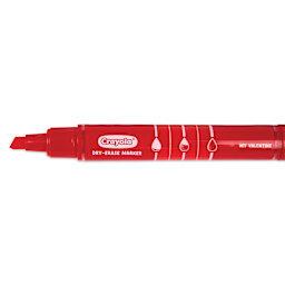 Crayola Dry-Erase Markers - Assorted Colors, Chisel Tip, Set of 4, red marker