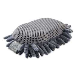 U Brands Shag Premium Eraser - Top view of Gray Shag Eraser