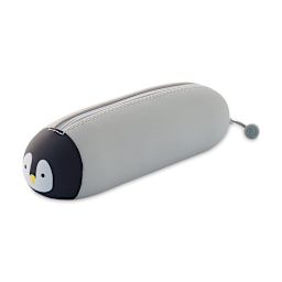 PuniLabo Lying Down Zipper Pouch - Penguin