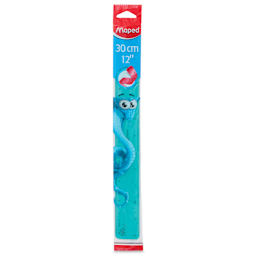 Maped Twist 'N Flex Essentials Ruler - 12" (front of packaging)