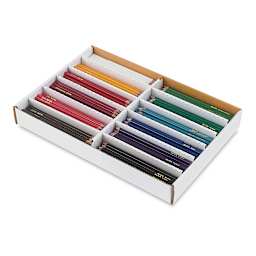 Blick Essentials Colored Pencil Classpack of 240. Inside of package.