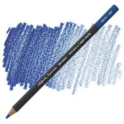 Caran D'Ache Museum Aquarelle Pencil - Phthalocyanine Blue pencil and swatch