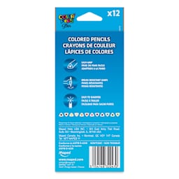 Maped Color'Peps Colored Pencils - Set of 12, back of the packaging