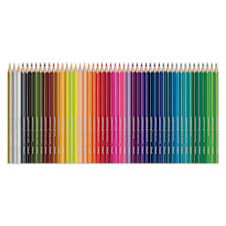 Maped Color'Peps Colored Pencils - Set of 48, pencils laid out