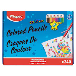 Maped Color'Peps Colored Pencils - Class Pack of 240, front of the box