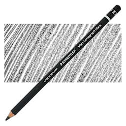 Staedtler Mars Lumograph Black Drawing Pencil - HB pencil and swatch