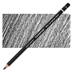 Staedtler Mars Lumograph Black Drawing Pencil - 7B pencil and swatch