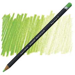 Derwent ProColour Colored Pencil - Grass Green pencil and swatch