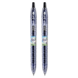 Pilot Begreen Bottle 2 Pen Rollerball Gel Pens - 0.7 mm, Black, Pkg of 2