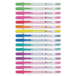 Sakura Gelly Roll Moonlight Pens - Assorted Colors, Set of 16, Fine Point