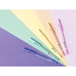 Sakura Gelly Roll Moonlight Pens - Pastel, Set of 5, Bold, colors in set