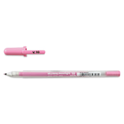 Sakura Gelly Roll Moonlight Pen - Pastel Pink, Bold Point with cap off