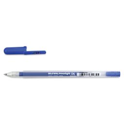 Sakura Gelly Roll Moonlight Pen - Ultramarine, Fine Point with cap off