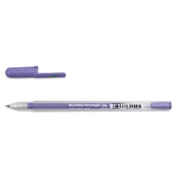 Sakura Gelly Roll Moonlight Pen - Lavender, Fine Point with cap off