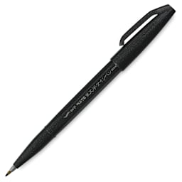 Pentel Arts Brush Tip Sign Pen - Black