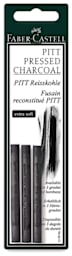 Faber-Castell Pitt Compressed Charcoal Sticks - Front of Extra Soft package