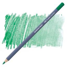 Faber Castell Goldfaber Aqua Watercolor Pencil - Emerald Green 163 pencil and swatch