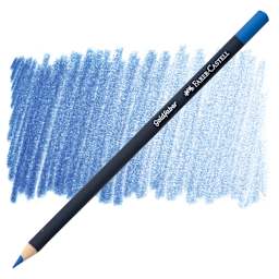 Faber-Castell Goldfaber Color Pencil - Light Ultramarine 140 pencil and swatch