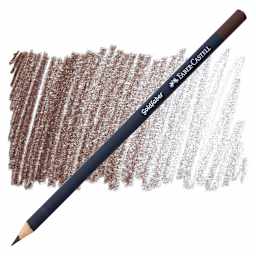 Faber-Castell Goldfaber Color Pencil - Van Dyck Brown 176 pencil and swatch