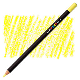 Posca Colored Pencil - Sunshine Yellow pencil and swatch