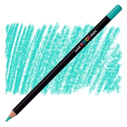 Posca Colored Pencil - Aqua Green pencil and swatch