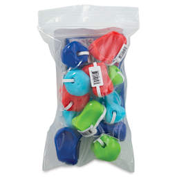 The Pencil Grip Crossover Grips - Package of 12 assorted colors shown