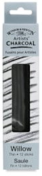 Willow Charcoal, Pkg of 12 Sticks - Thin (Outside of package)