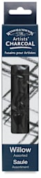 Willow Charcoal, Pkg of 3 Sticks (Outside of Packaging)