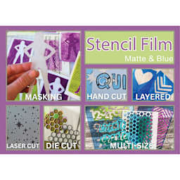 Stencil Film. Masking. Laser Cut. Hand Cut. Layered. Die Cut. Multi-Size.