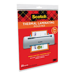 Scotch Thermal Laminating Pouches - 8-1/2" x 11", Pkg of 20