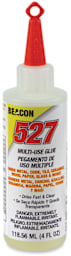 Beacon 527 Adhesive - Front view of 4 oz bottle