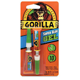 Gorilla Glue Super Glue Gel - Pkg of 2 front of packaging