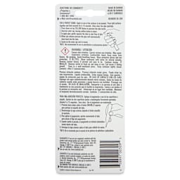 SureHold Industrial Strength Super Glue - 3 g tube - back of packaging